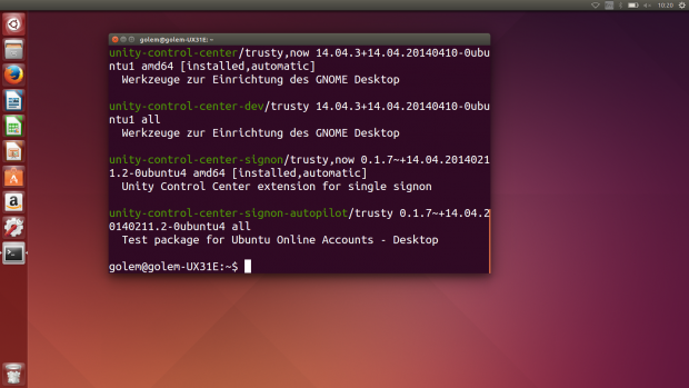  ...wie die Systemeinstellungen. (Screenshot: Golem.de)